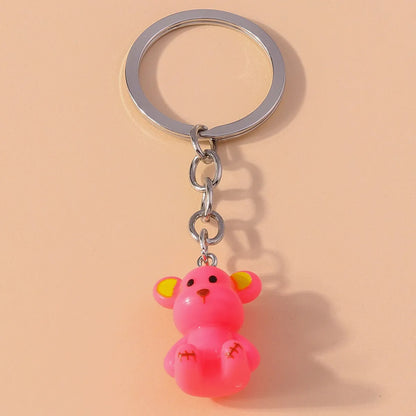 Cartoon Style Animal Synthetic Resin Alloy Keychain