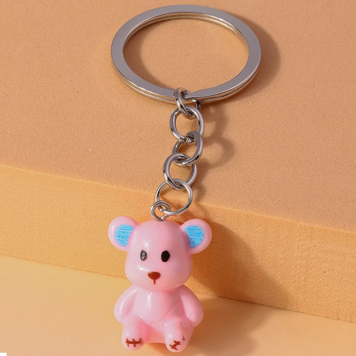 Cartoon Style Animal Synthetic Resin Alloy Keychain