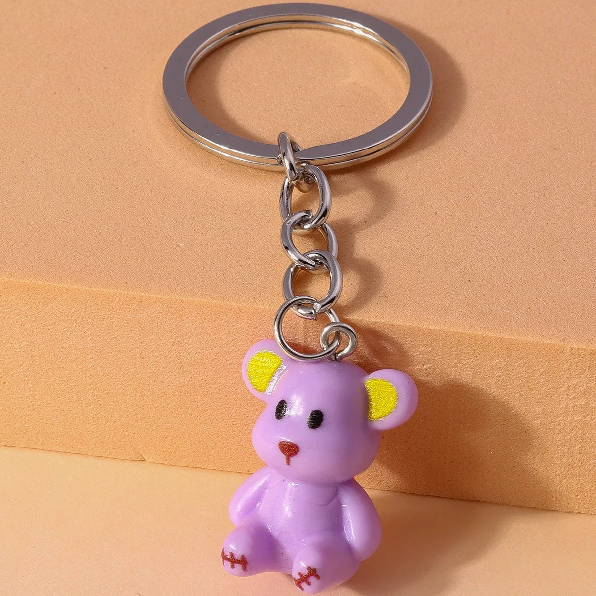 Cartoon Style Animal Synthetic Resin Alloy Keychain