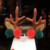 Cartoon Style Antlers Plastic Sequins Hair Clip 1 Pair