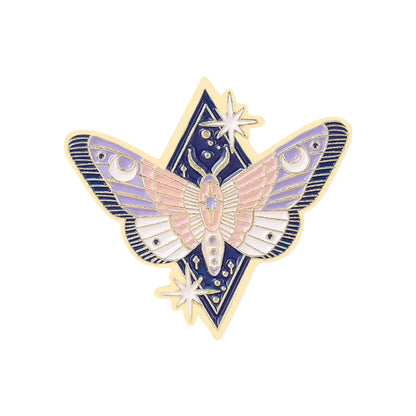 Cartoon Style Butterfly Alloy Enamel Women'S Brooches