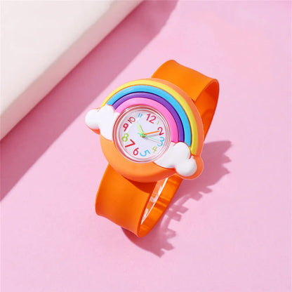 Cartoon Style Butterfly Buckle Quartz Kids Watches