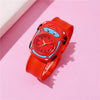 Cartoon Style Butterfly Buckle Quartz Kids Watches