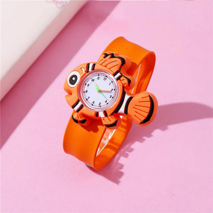 Cartoon Style Butterfly Buckle Quartz Kids Watches