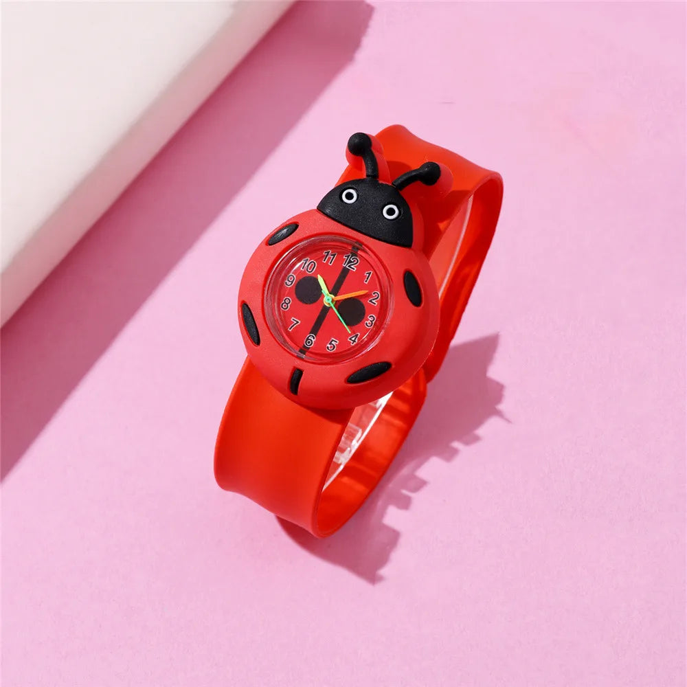 Cartoon Style Butterfly Buckle Quartz Kids Watches