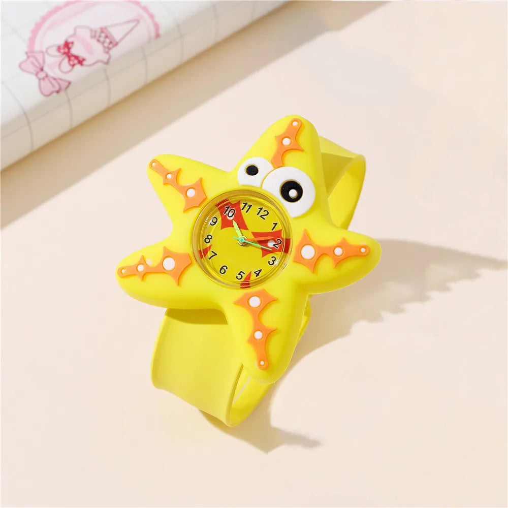 Cartoon Style Butterfly Buckle Quartz Kids Watches