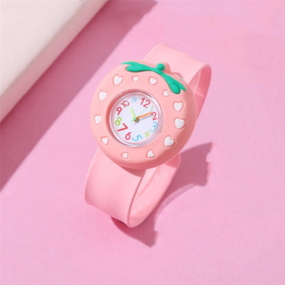 Cartoon Style Butterfly Buckle Quartz Kids Watches