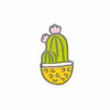 Cartoon Style Cactus Flower Alloy Enamel Women'S Brooches