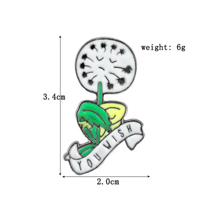 Cartoon Style Cartoon Alloy Enamel Unisex Brooches