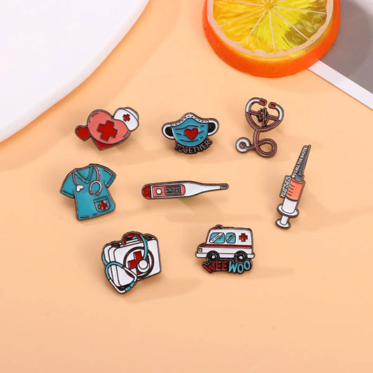 Cartoon Style Cartoon Alloy Enamel Unisex Brooches