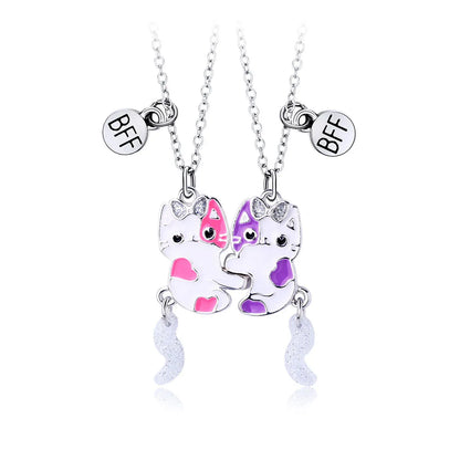 Cartoon Style Cartoon Alloy Enamel Women's Pendant Necklace 1 Set