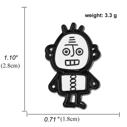 Cartoon Style Cartoon Alloy Plating Unisex Brooches