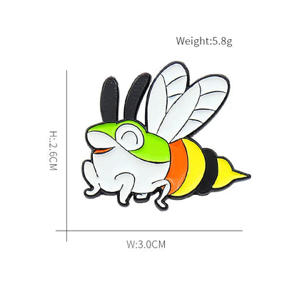 Cartoon Style Cartoon Alloy Stoving Varnish Unisex Brooches