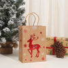 Cartoon Style Cartoon Brown Paper Christmas Party Gift Bags