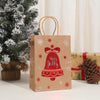 Cartoon Style Cartoon Brown Paper Christmas Party Gift Bags