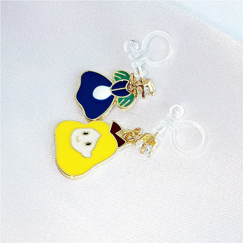 Cartoon Style Cartoon Character Alloy Enamel Women'S Drop Earrings