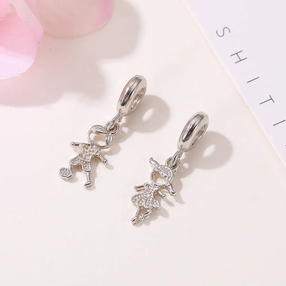 Cartoon Style Cartoon Character Alloy Plating Inlay Rhinestones Jewelry Accessories