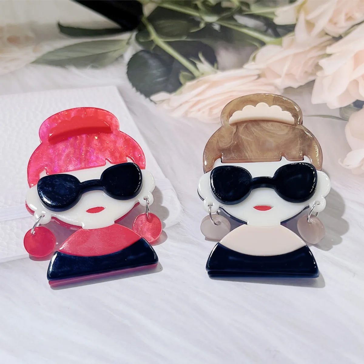 Cartoon Style Cartoon Character Arylic Stoving Varnish Women'S Brooches