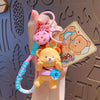 Cartoon Style Cartoon Character Bear PVC Alloy Women'S Keychain