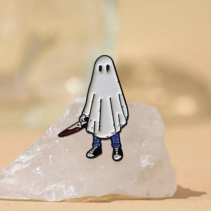 Cartoon Style Cartoon Character Ghost Alloy Plating Unisex Brooches