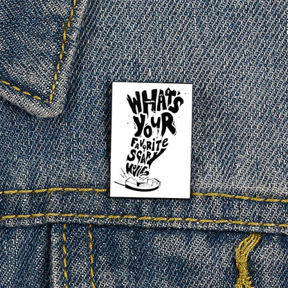 Cartoon Style Cartoon Character Letter Mixed Materials Printing Unisex Brooches