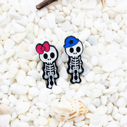 Cartoon Style Cartoon Character Skull Alloy Enamel Unisex Brooches