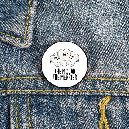 Cartoon Style Cartoon Metal Printing Women'S Brooches