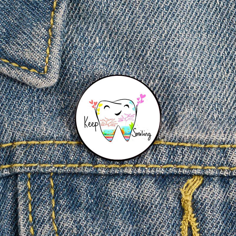 Cartoon Style Cartoon Metal Printing Women'S Brooches