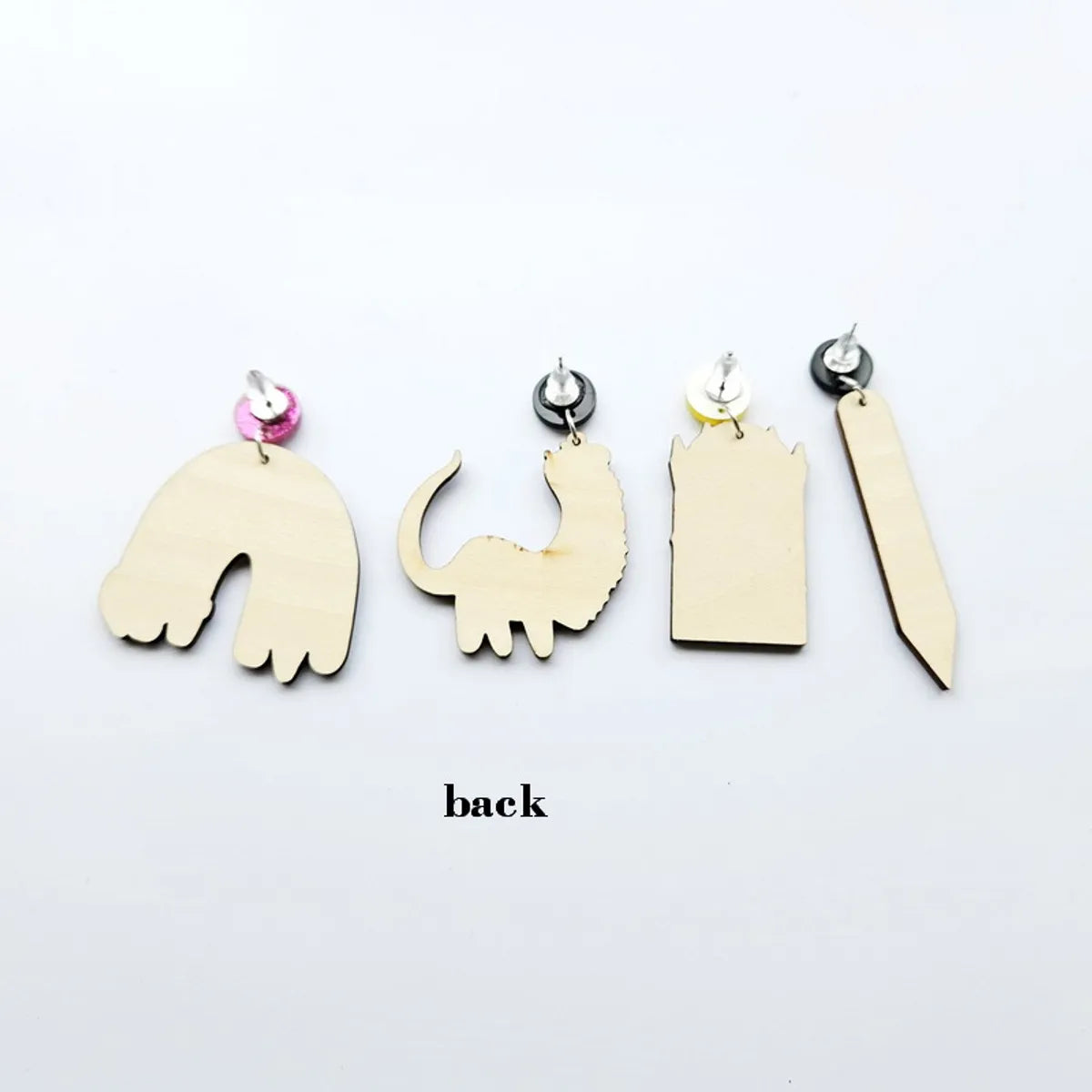 Cartoon Style Cartoon Wood Women'S Drop Earrings