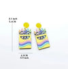 Cartoon Style Cartoon Wood Women'S Drop Earrings