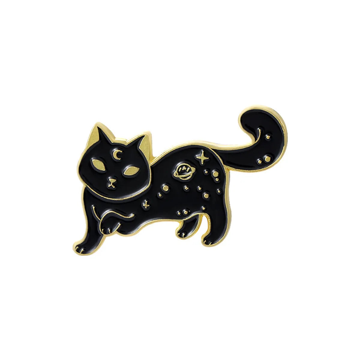 Cartoon Style Cat Alloy Stoving Varnish Unisex Brooches