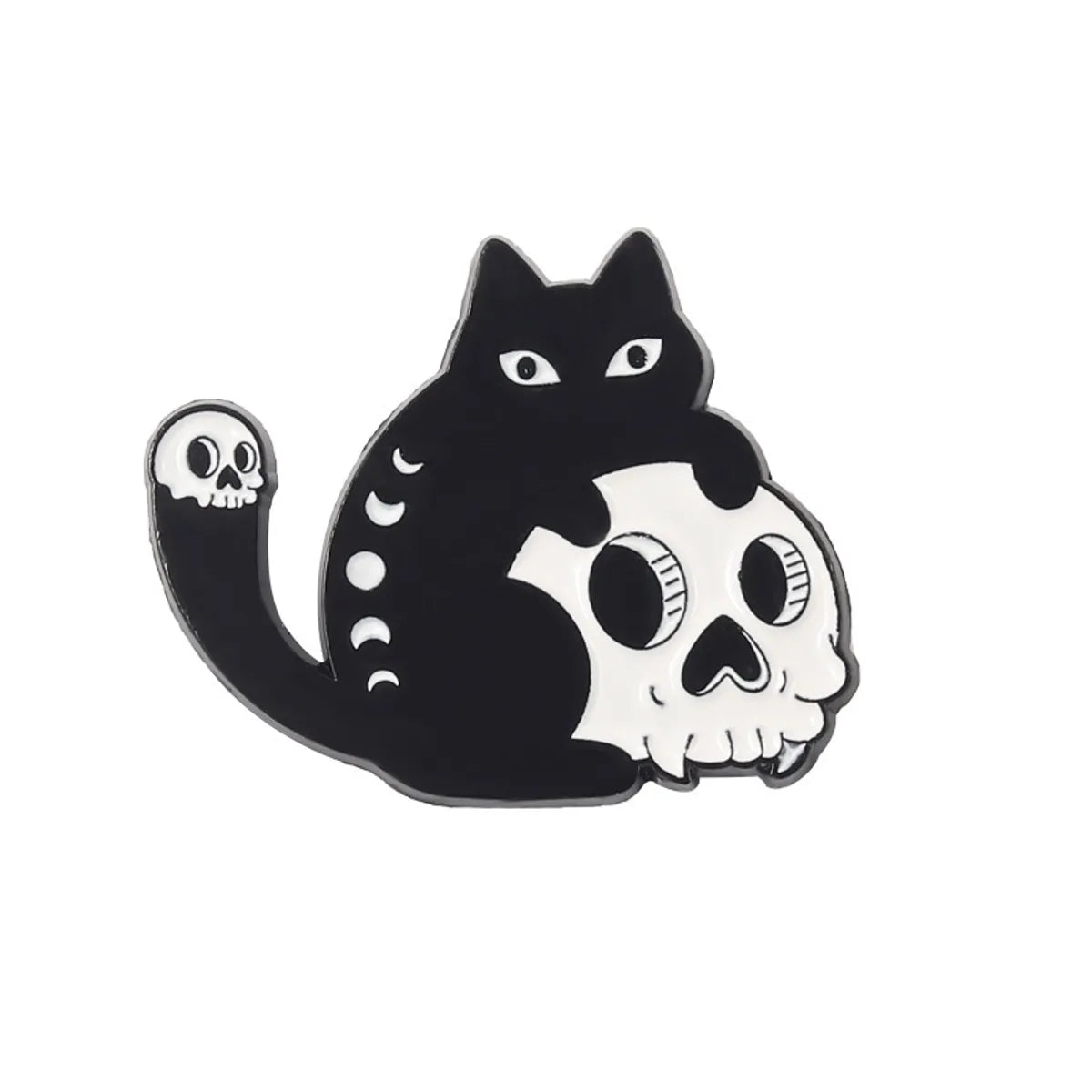 Cartoon Style Cat Alloy Stoving Varnish Unisex Brooches