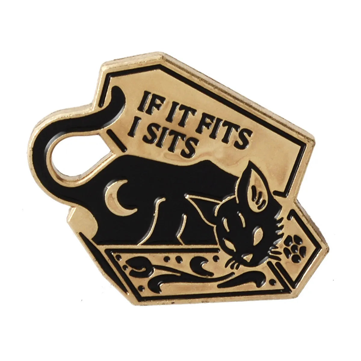 Cartoon Style Cat Alloy Stoving Varnish Unisex Brooches