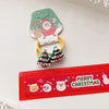 Cartoon Style Christmas Tree Bell Snowman Cloth Resin Hair Tie