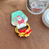 Cartoon Style Christmas Tree Bell Snowman Cloth Resin Hair Tie