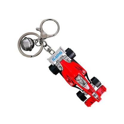 Cartoon Style Color Block Metal Painted Unisex Keychain