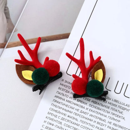 Women'S Cartoon Style Crown Wool Braid Hair Clip