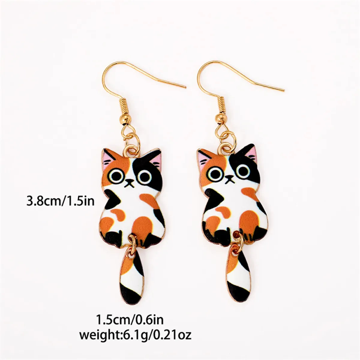 Cartoon Style Cute Animal Cat Alloy Wholesale Earrings Necklace Jewelry Set