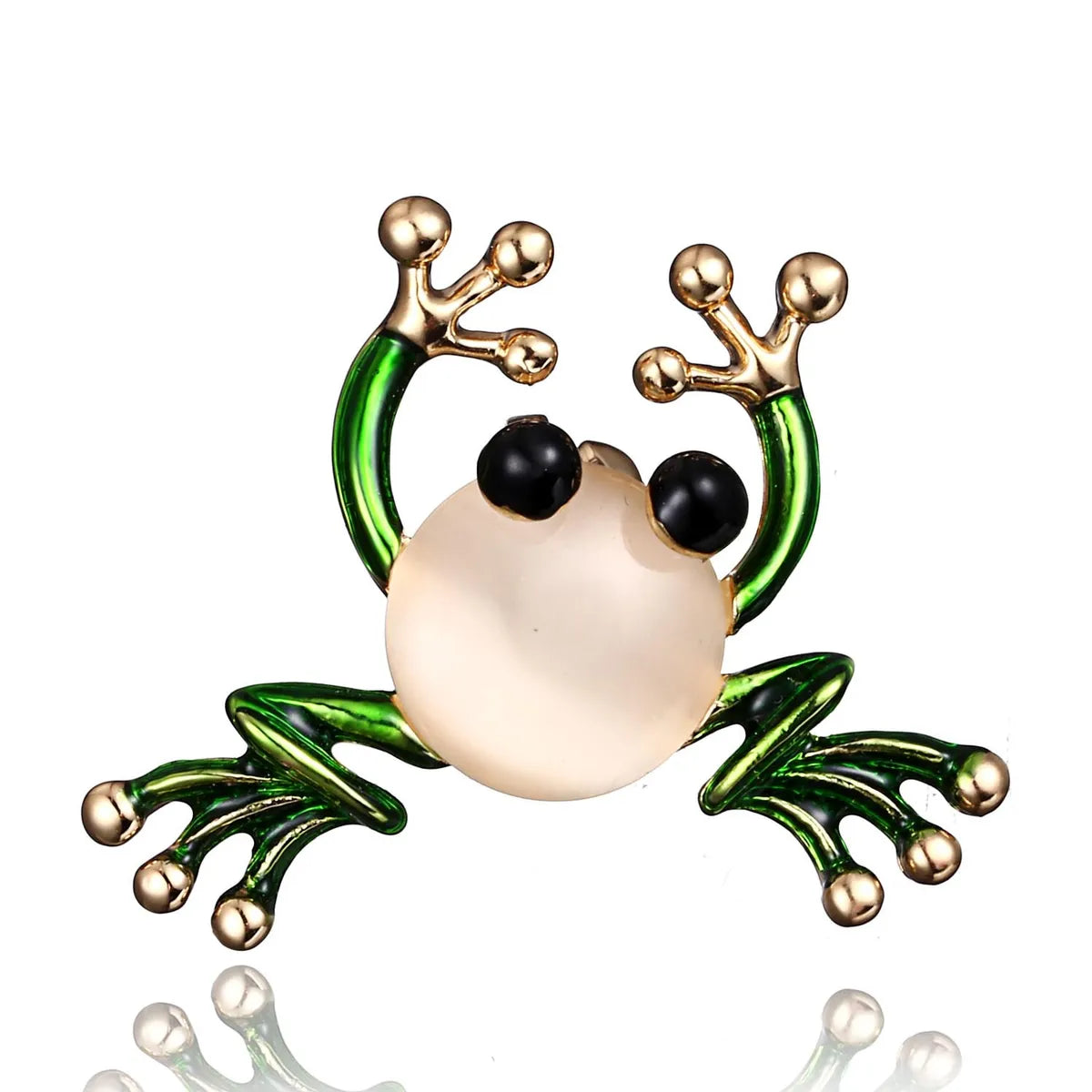 Cartoon Style Cute Animal Insect Bee Alloy Enamel Plating Inlay Rhinestones Unisex Brooches