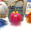 Cartoon Style Cute Animal Monster Plush Unisex Keychain