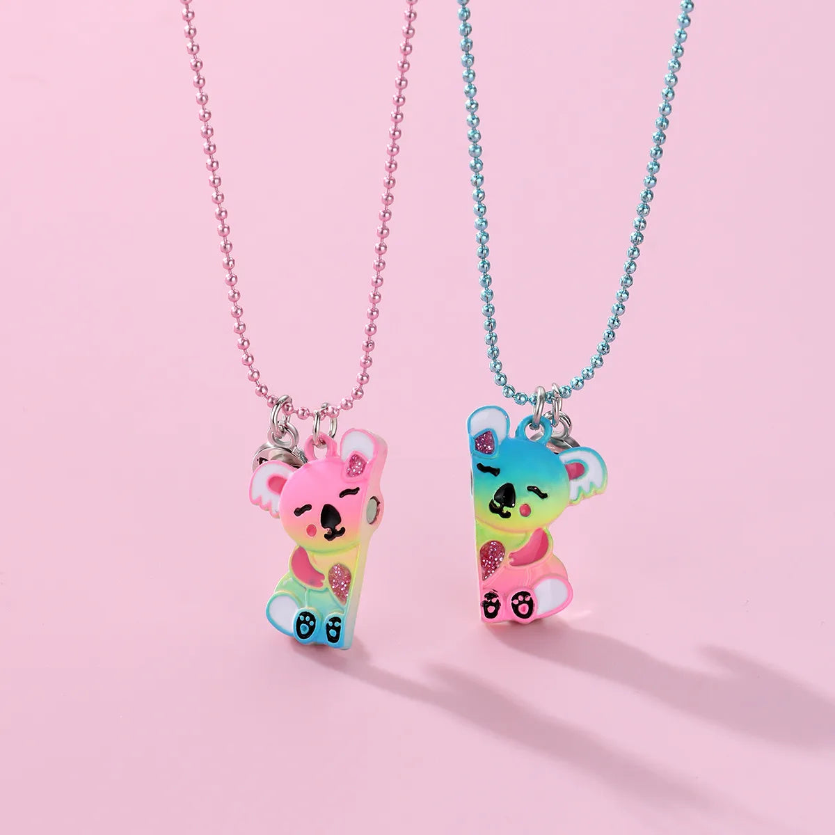 Cartoon Style Cute Bear Alloy Girl'S Pendant Necklace