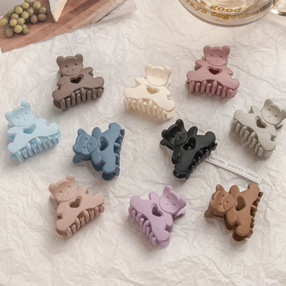 Cartoon Style Cute Bear Plastic Hair Claws