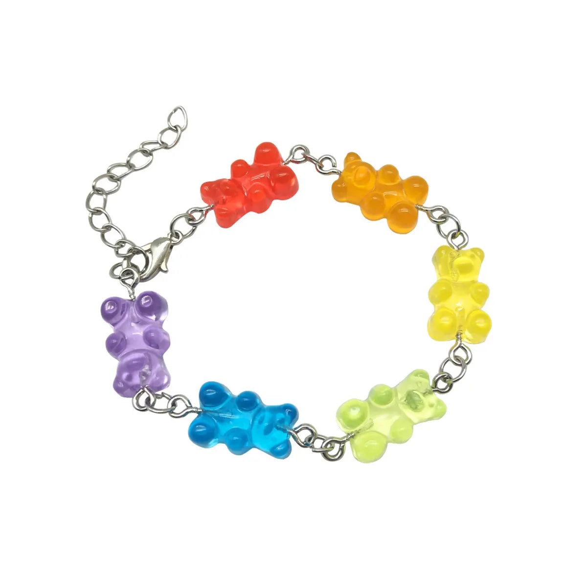 Cartoon Style Cute Bear Resin Women'S Bracelets