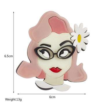 Cartoon Style Cute Cartoon Character Arylic Women'S Brooches