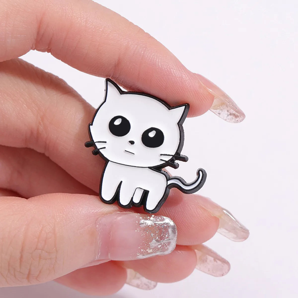 Cartoon Style Cute Cat Alloy Plating Unisex Brooches