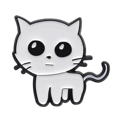 Cartoon Style Cute Cat Alloy Plating Unisex Brooches