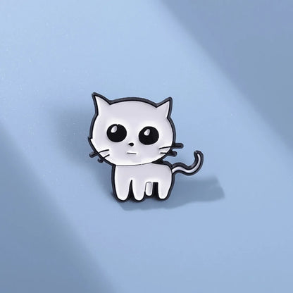 Cartoon Style Cute Cat Alloy Plating Unisex Brooches