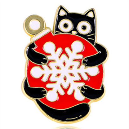 Cartoon Style Cute Cat Alloy Stoving Varnish Unisex Brooches