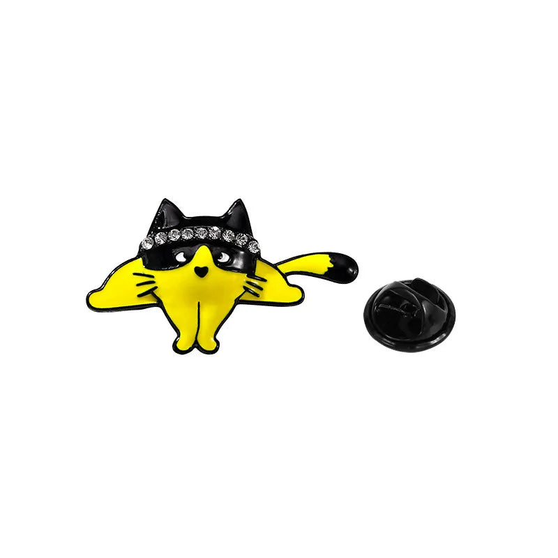 Cartoon Style Cute Cat Alloy Women'S Brooches