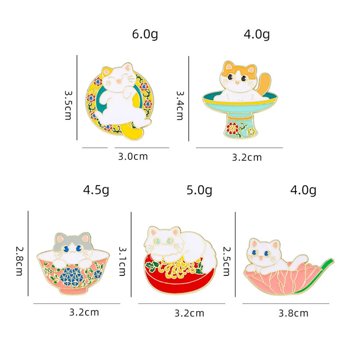 Cartoon Style Cute Cat Alloy Women'S Brooches